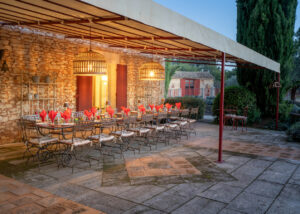 Large outdoor space for relaxation